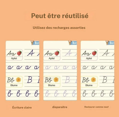 Pack de 4 Cahiers Magiques Éducatifs – Dès 3 ans