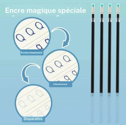 Pack de 4 Cahiers Magiques Éducatifs – Dès 3 ans