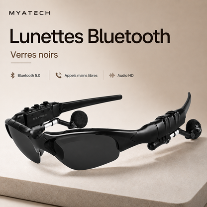 Lunettes Bluetooth Audio Sans Fil Homme & Femme – Musique, Appels Mains Libres